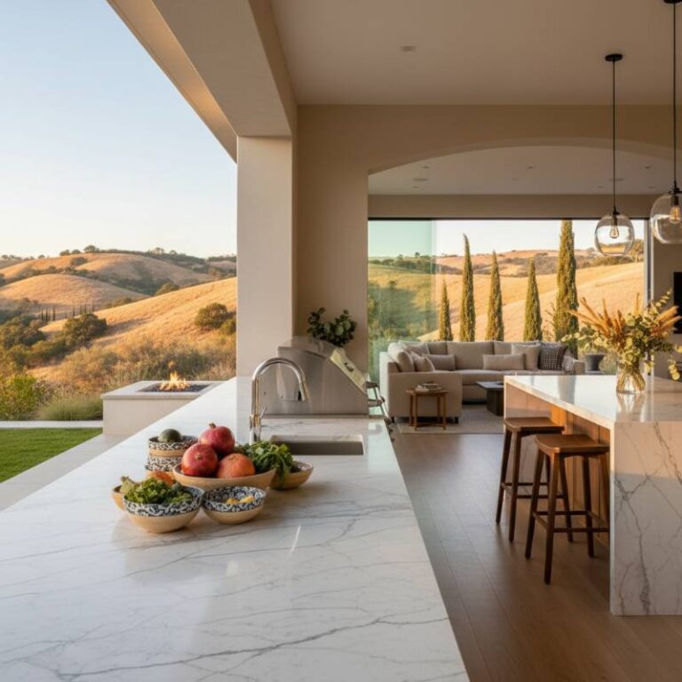 The Best Porcelain Countertops for Indoor-Outdoor Living in Encinitas